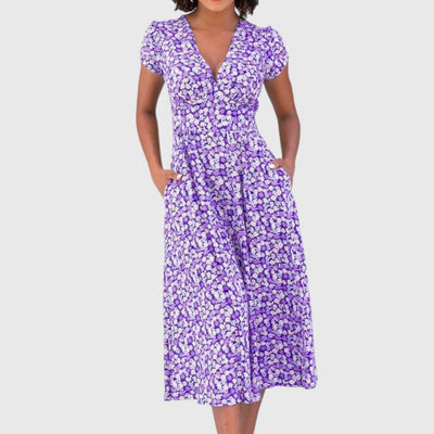 Kim | Vestito Midi Floreale