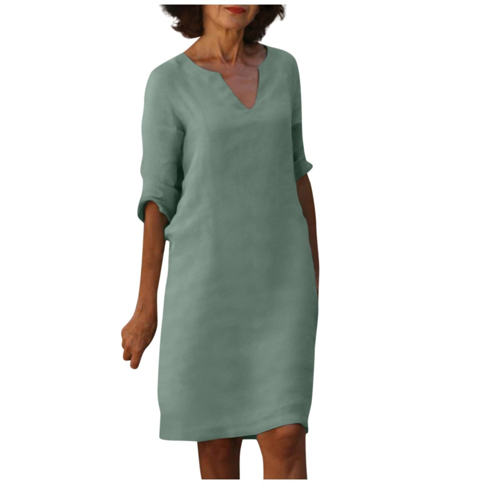 Basilla | Elegante abito con scollo a V