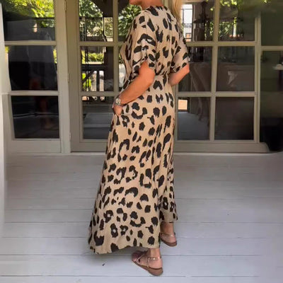 Paola | Abito lungo leopardato