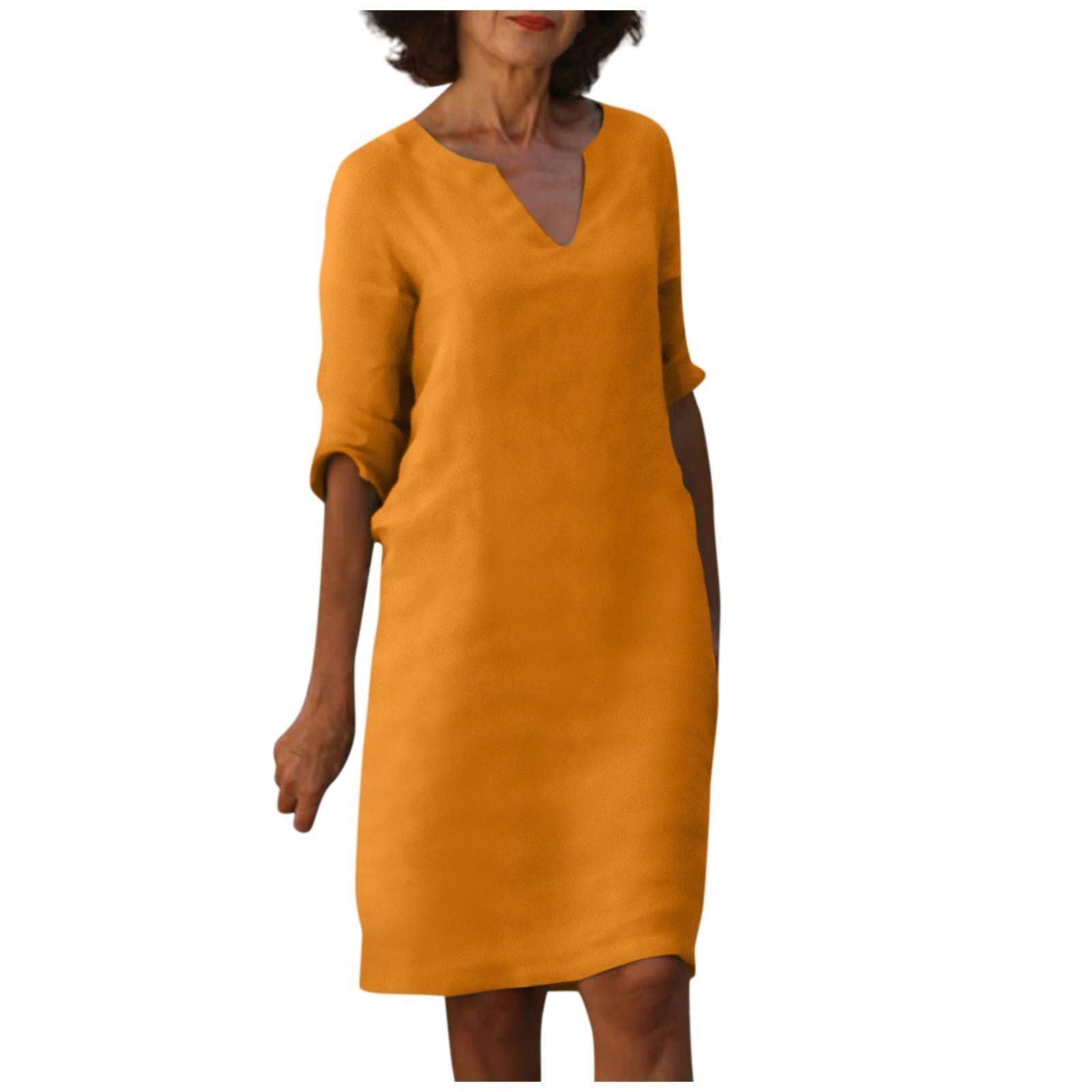 Basilla | Elegante abito con scollo a V