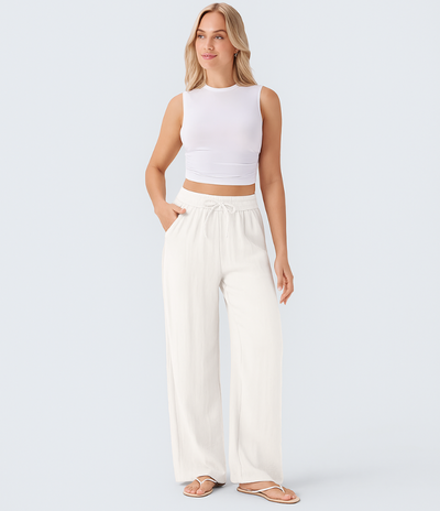 Lisa | Pantaloni in Lino Comodi e Leggeri