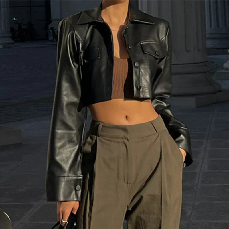 Regale | Giacca elegante in pelle
