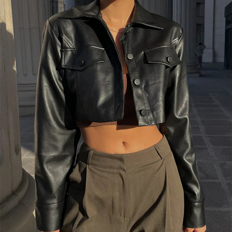 Regale | Giacca elegante in pelle