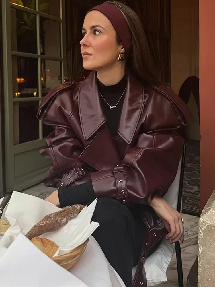 Regale | Giacca elegante in pelle