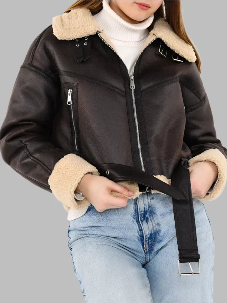 Regale | Giacca elegante in pelle