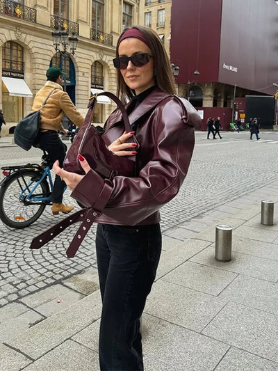 Regale | Giacca elegante in pelle