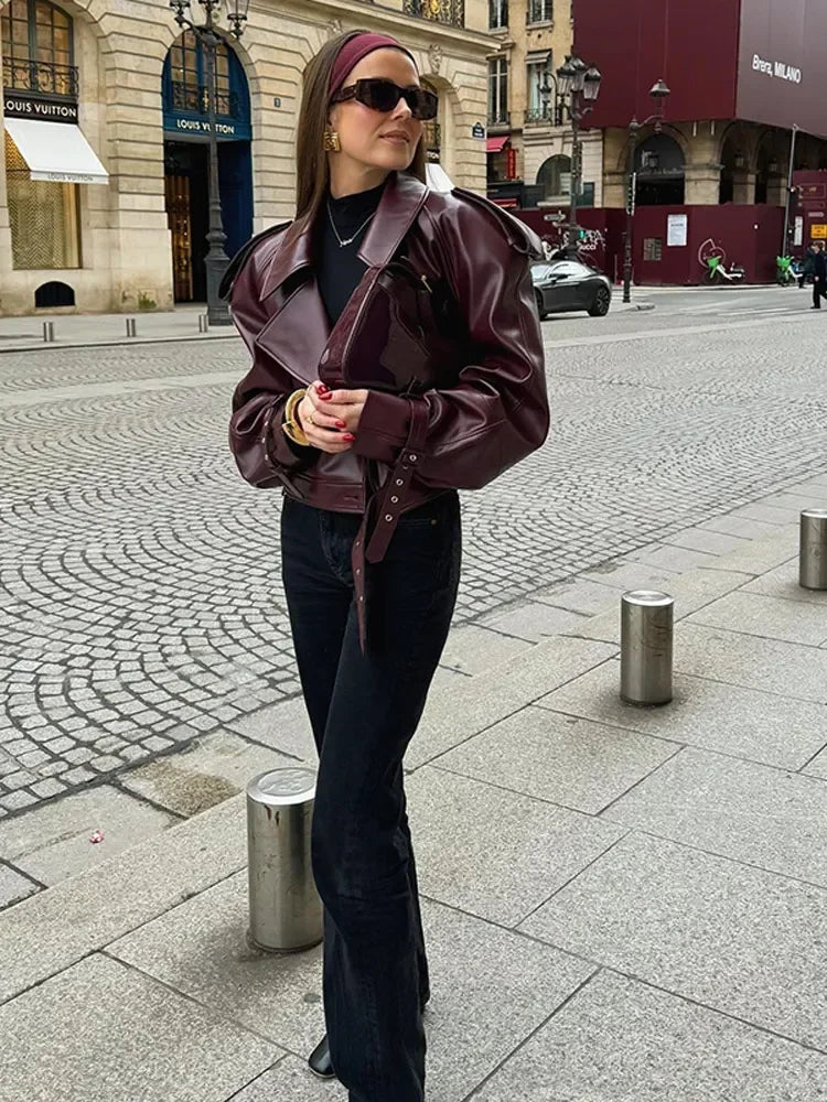 Regale | Giacca elegante in pelle
