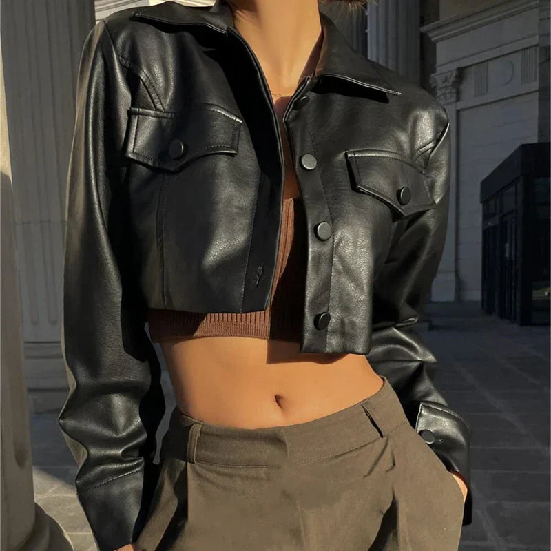 Regale | Giacca elegante in pelle