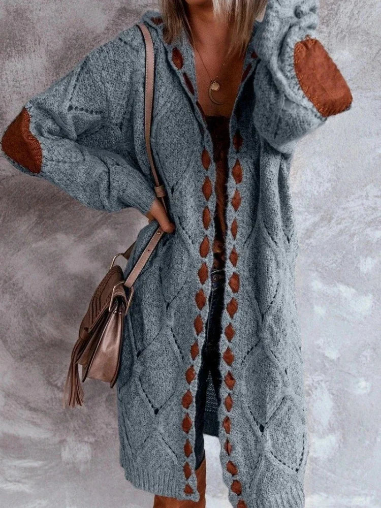 Amalia | Cardigan Vintage con Cappuccio