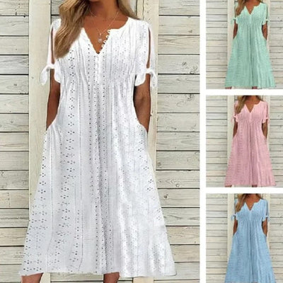Evelyn | Vestito elegante in lino