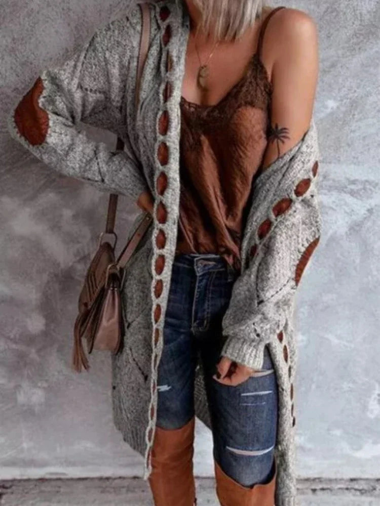 Amalia | Cardigan Vintage con Cappuccio