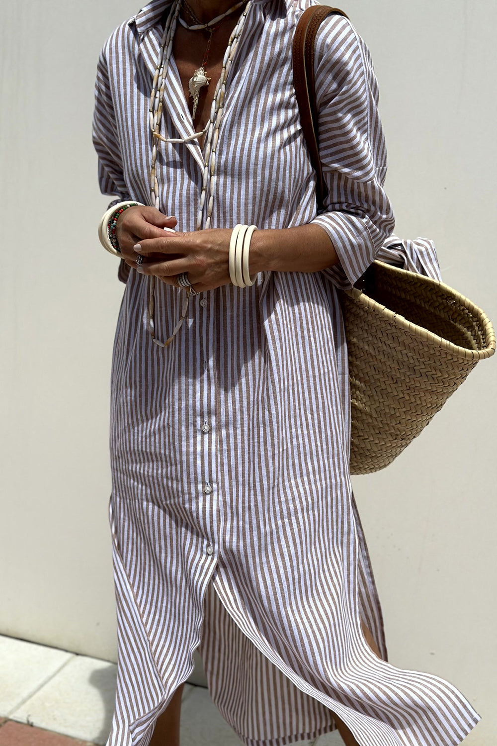Emily | Abito elegante a strisce