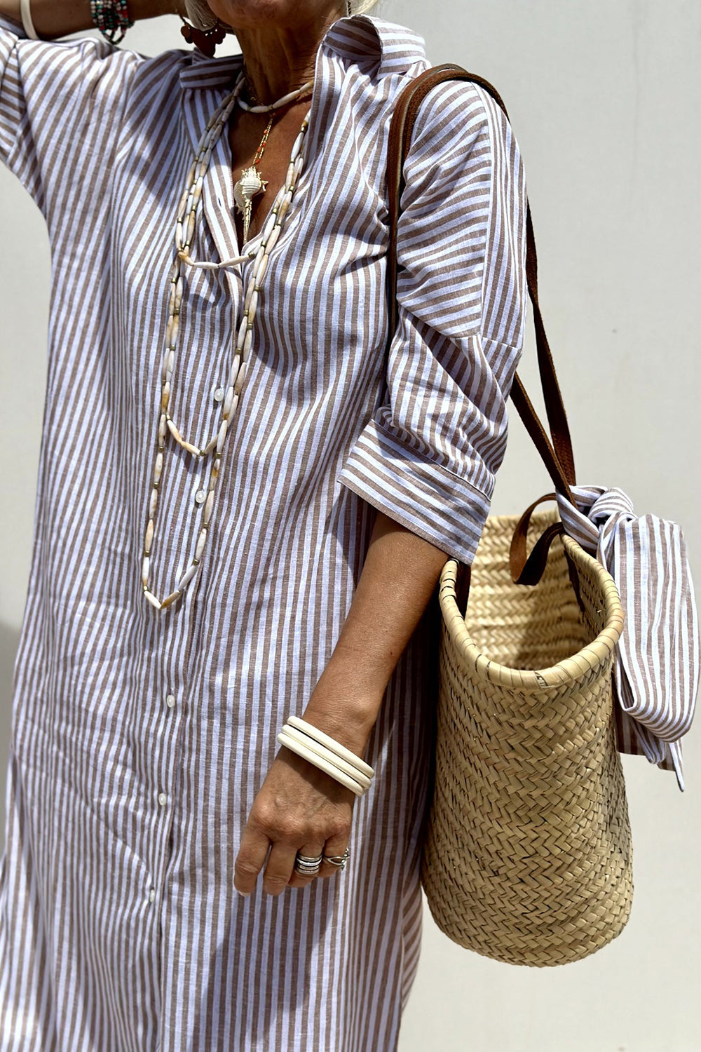 Emily | Abito elegante a strisce