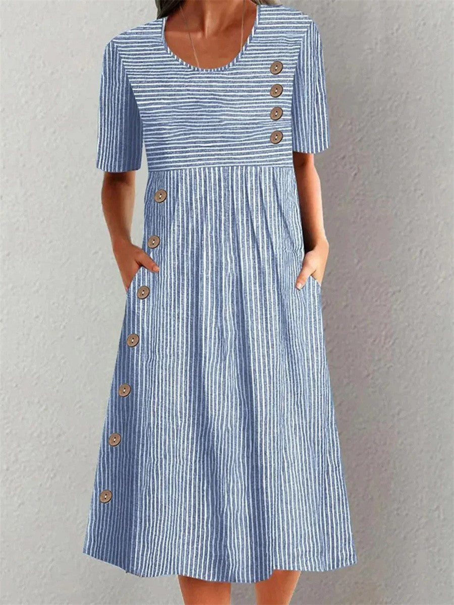 Lenna | Abito elegante in Cotone