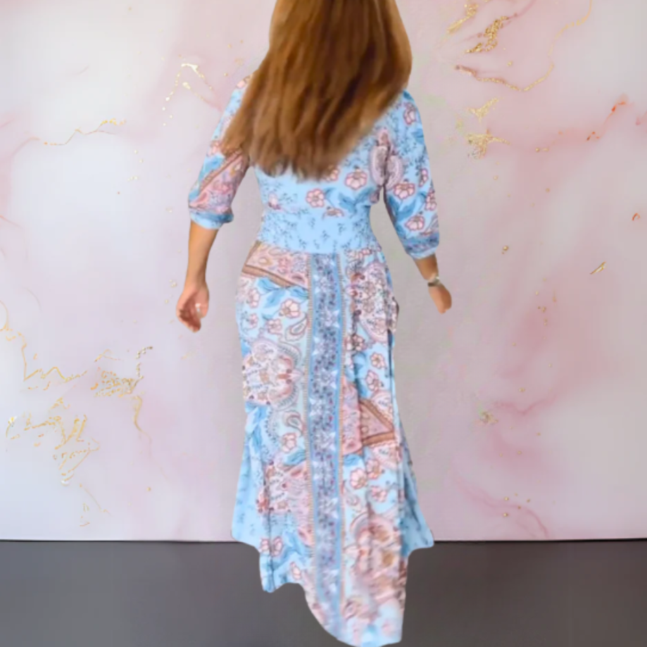 Margaret | Elegante vestito estivo con scollo a V
