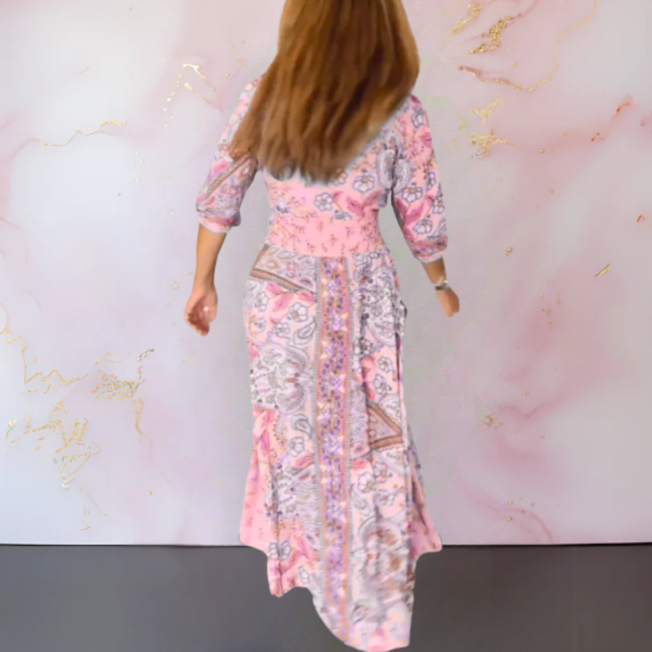 Margaret | Elegante vestito estivo con scollo a V