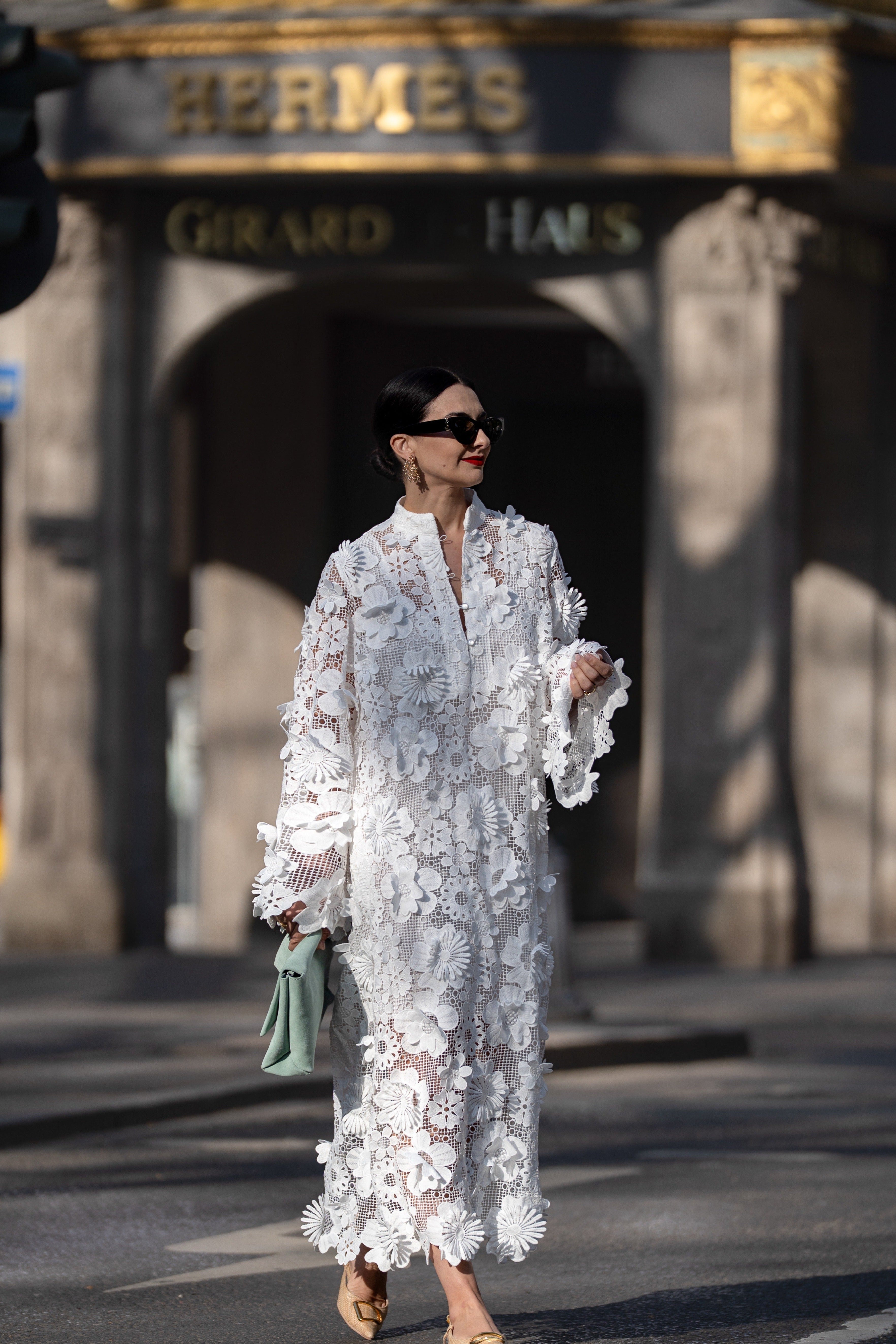 Arianna | Abito Bianco Elegante in Pizzo