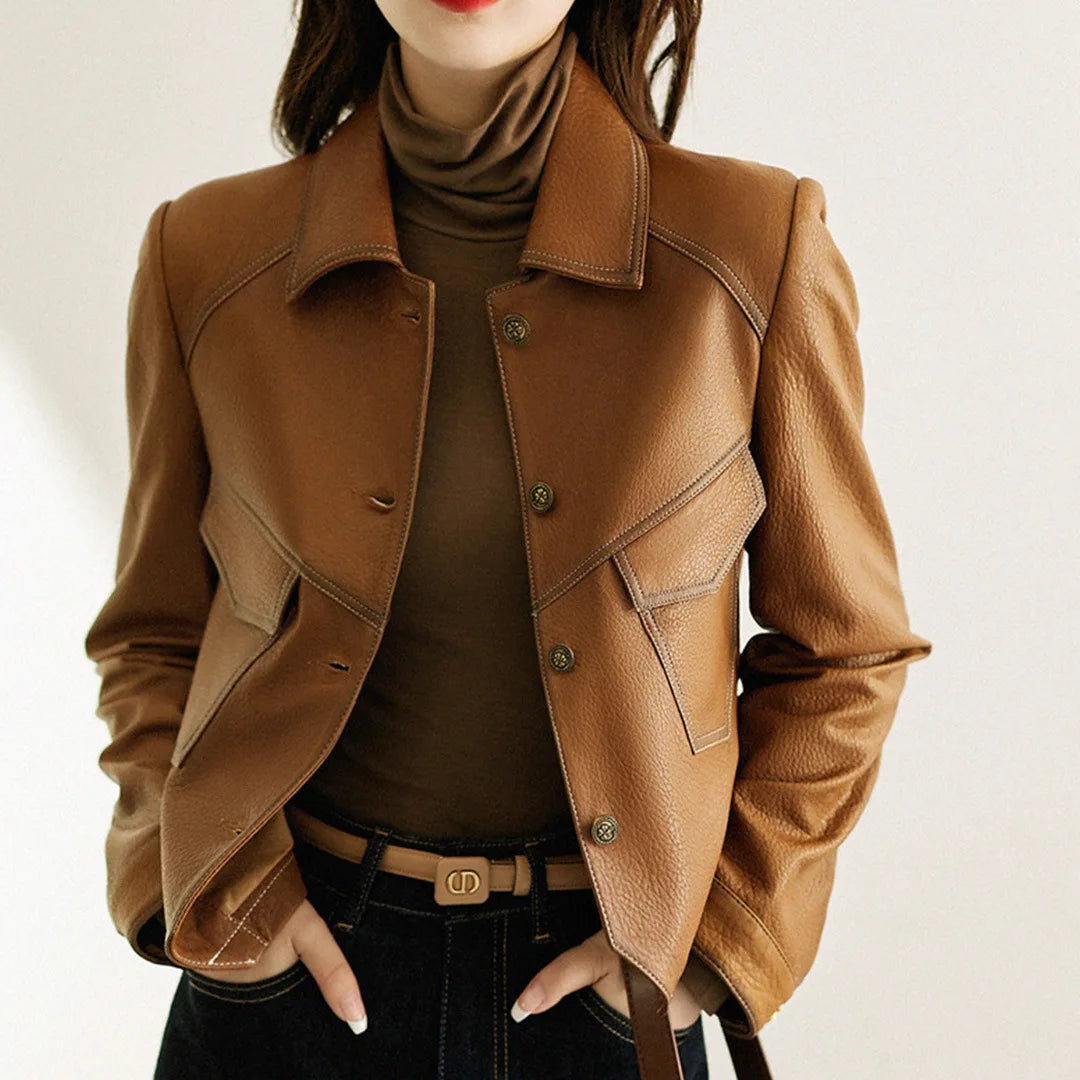 Regale | Giacca elegante in pelle
