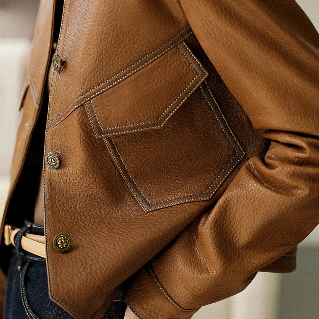 Regale | Giacca elegante in pelle