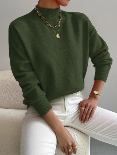 Marilena | Maglione Elegante con Collo Alto