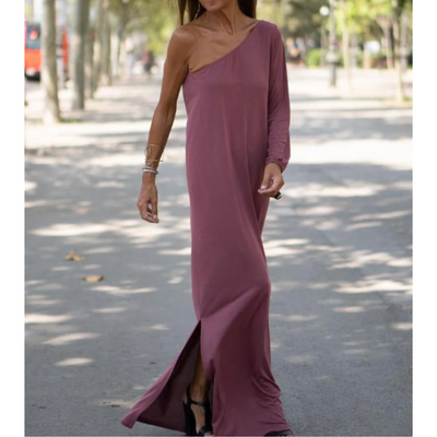 Stella | Vestito monospalla elegante artigianale