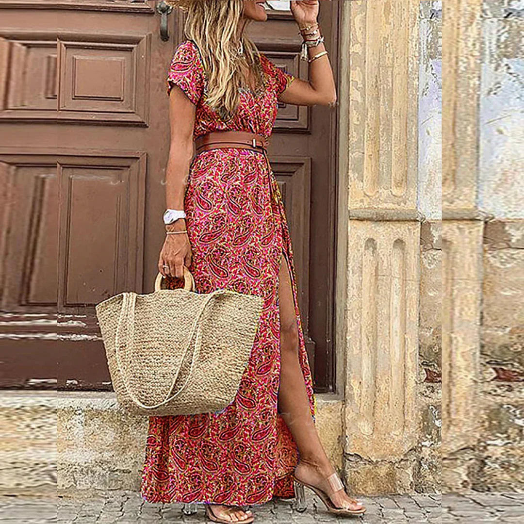 Lila | Vestito boho artigianale